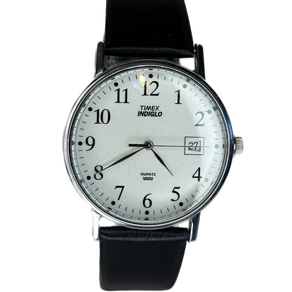 Reloj Timex Indiglo "Easy Reader" E6 – junio de 1997 – 36,5 mm – Hombre