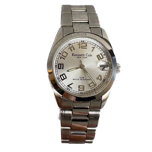 Kenneth Cole Mujer Año 2006 Acero Elegante KC4004 Fechador