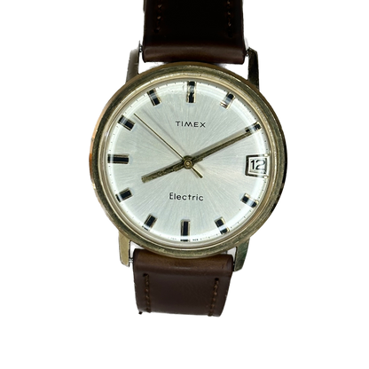 TIMEX ELECTRIC FRANCÉS del año 1967 Hombre Funciona perfecto Corona Trasera