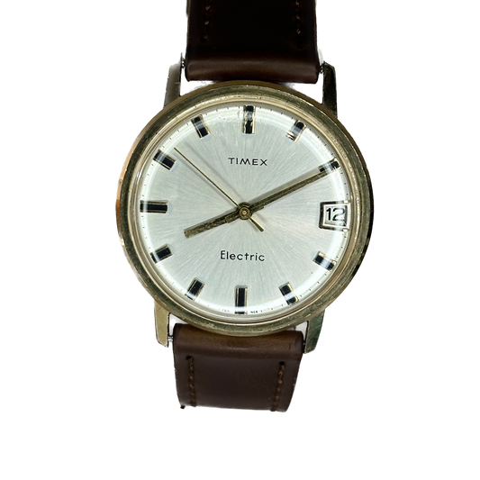 TIMEX ELECTRIC FRANCÉS del año 1967 Hombre Funciona perfecto Corona Trasera
