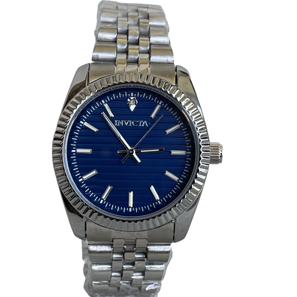 Reloj Invicta NUEVO Hombre Año 2018 Cara Azul Bisel Relieve
