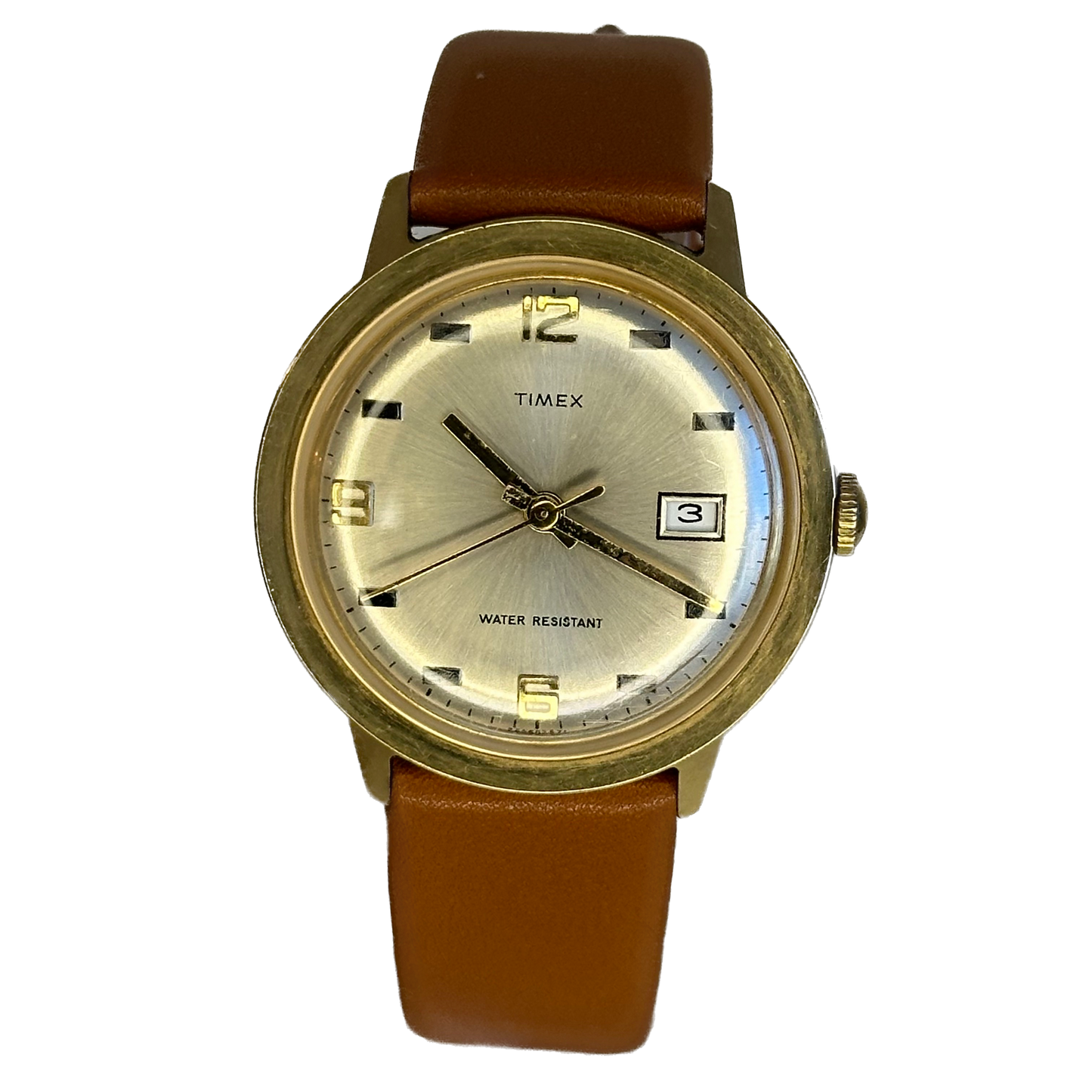 Reloj Timex Marlin Calendar 1971 | Mecánico de cuerda | 37 mm | Pieza histórica