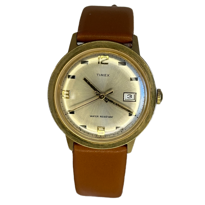 Reloj Timex Marlin Calendar 1971 | Mecánico de cuerda | 37 mm | Pieza histórica