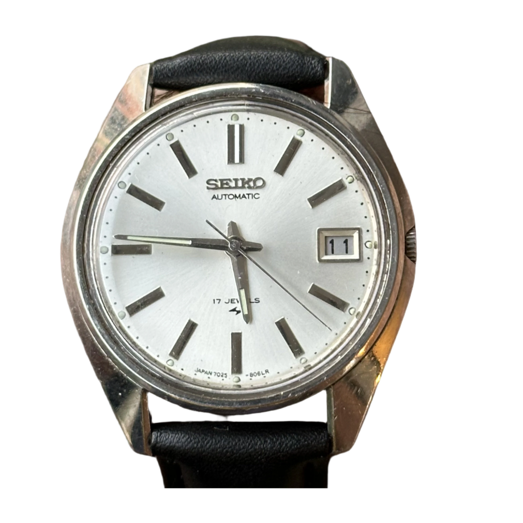 Reloj Seiko Automático Hombre Dic. 1976 Silver Dial / Calibre 7005A