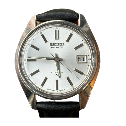 Reloj Seiko Automático Hombre Dic. 1976 Silver Dial / Calibre 7005A