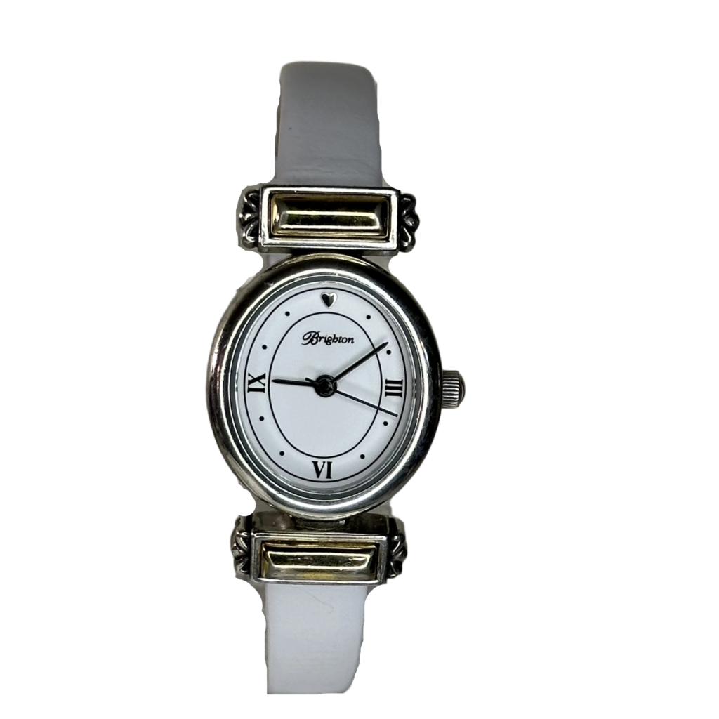 Reloj Brighton Champagne Año 2000 Mujer | Corazón aplicado, diseño joya y pulsera nueva