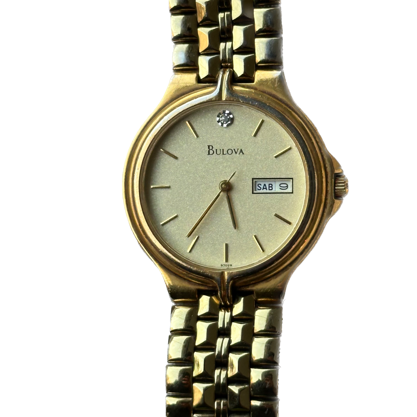 Reloj Joya Bulova Mujer Day-Date Dorado 1993 ÚNICO