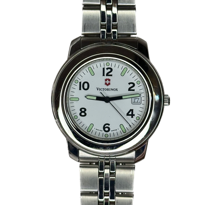 Reloj Victorinox Swiss Army 35005 Full Set 1995 White Dial Muy Escaso