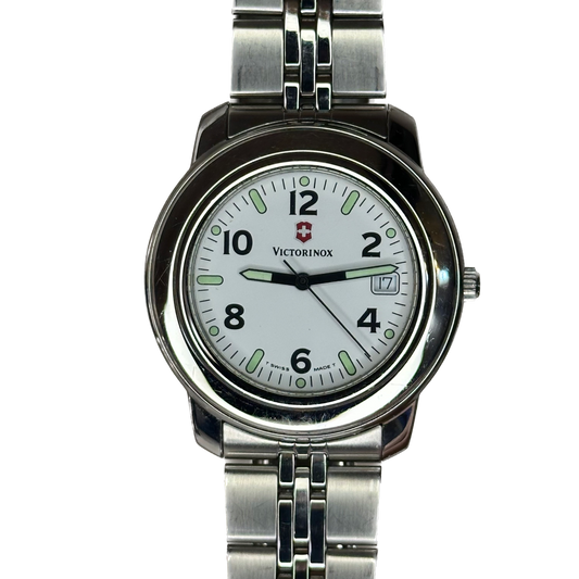 Reloj Victorinox Swiss Army 35005 Full Set 1995 White Dial Muy Escaso