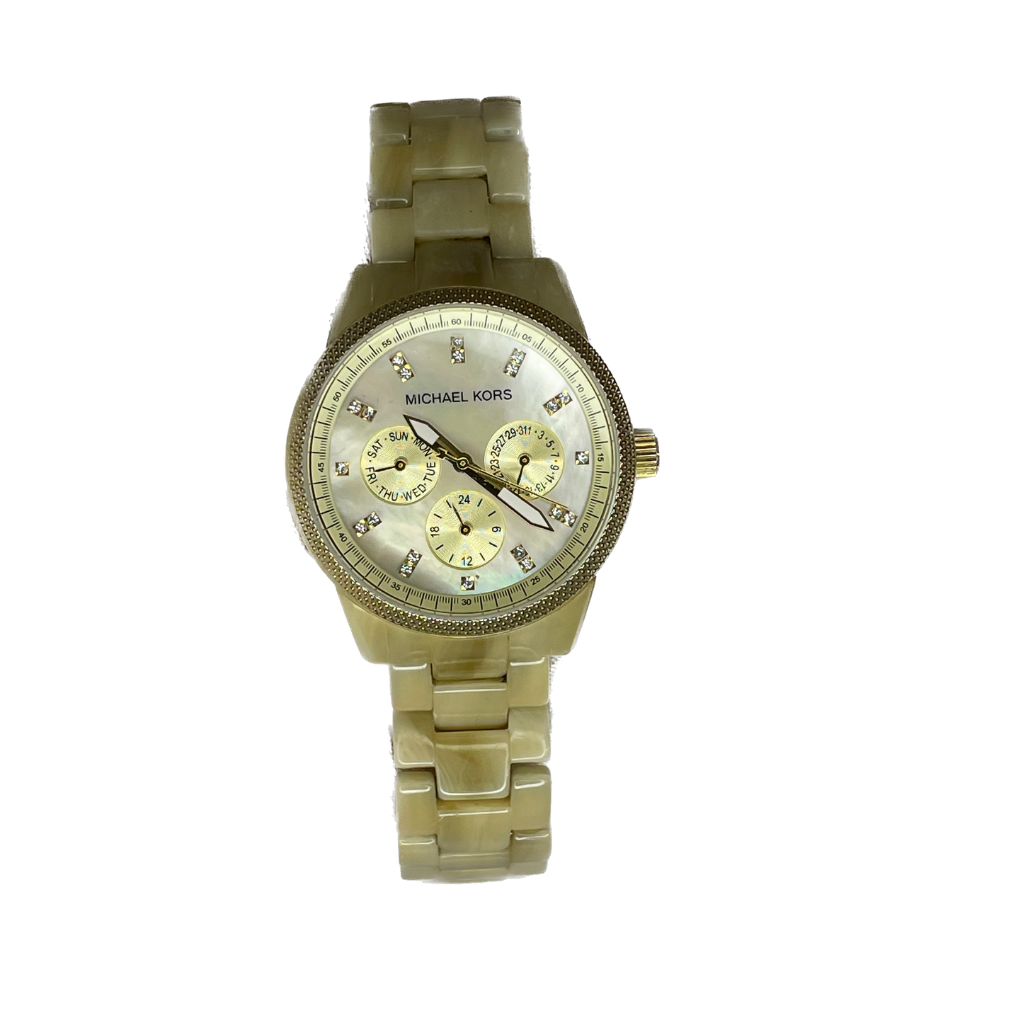 Reloj Michael Kors Mujer MK5039 Multifunción Madreperla y resina efecto horn 2011