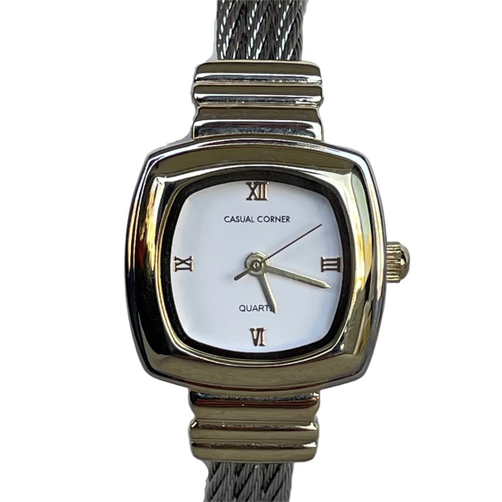 Reloj Joya Casual Corner Mujer Años 2000 Pulsera Cable