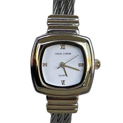 Reloj Joya Casual Corner Mujer Años 2000 Pulsera Cable