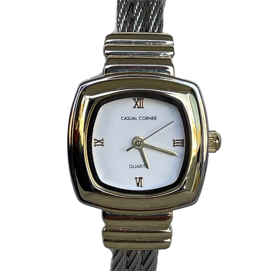 Reloj Joya Casual Corner Mujer Años 2000 Pulsera Cable
