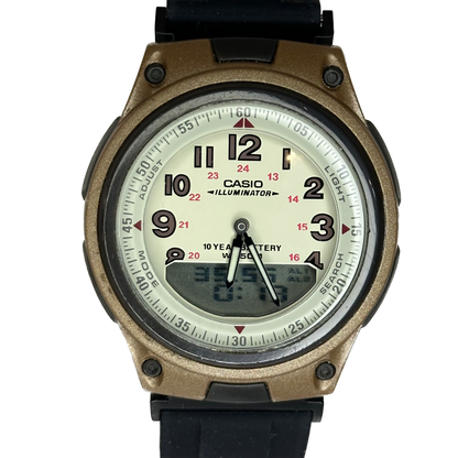 Reloj Casio AW-80 Telememo 30 World Time Año 2004 Ana-Digi 1era gen. módulo 2747