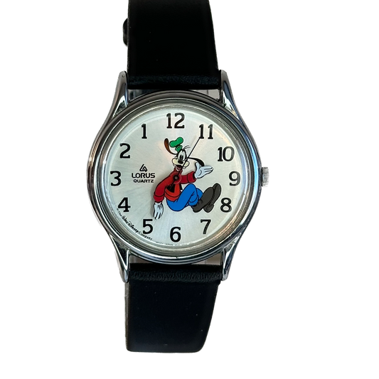 Reloj Lorus by SEIKO Disney Goofy Backwards Año 1992 Avanza hacia atrás TRIBILÍN