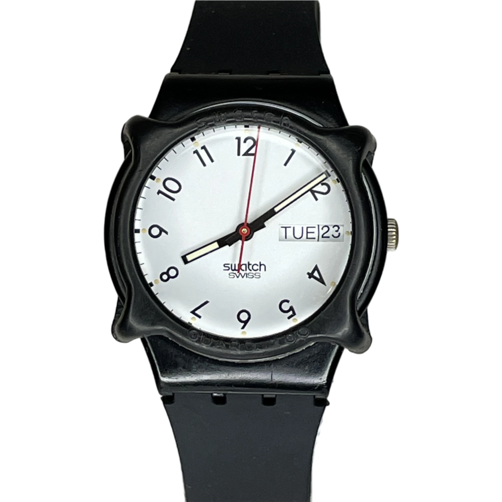 Reloj Swatch Once Again 1986 Day-Date 35 mm Swiss Pulsera Nueva