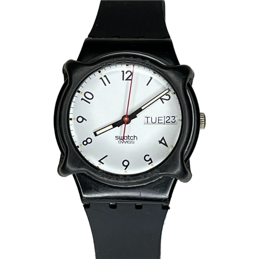 Reloj Swatch Once Again 1986 Day-Date 35 mm Swiss Pulsera Nueva