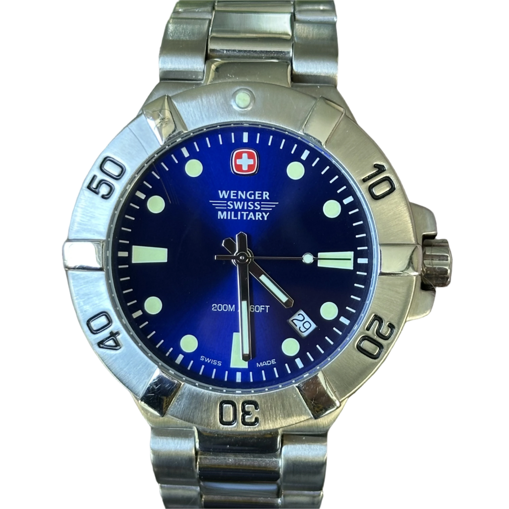 Reloj Wenger Swiss Hombre Electric Blue Años 2000s