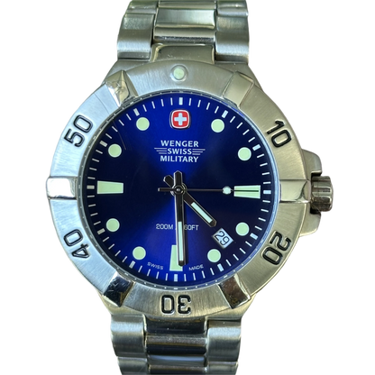 Reloj Wenger Swiss Hombre Electric Blue Años 2000s
