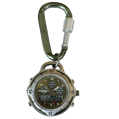 Reloj COLEMAN Ana-Digi Clip Outdoor 2000s Mosquetón Muy Escaso