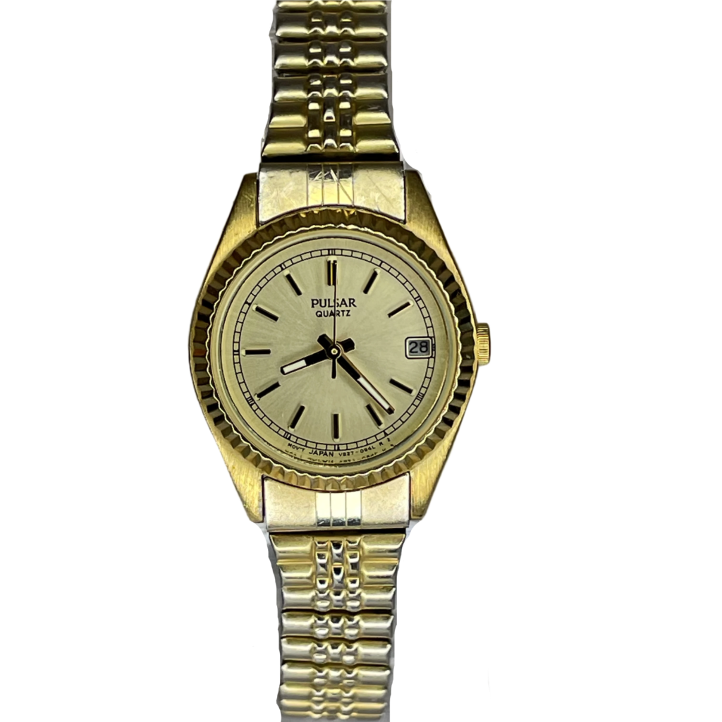 Reloj Pulsar by SEIKO V827-0440 Quartz Date Junio de 1995
