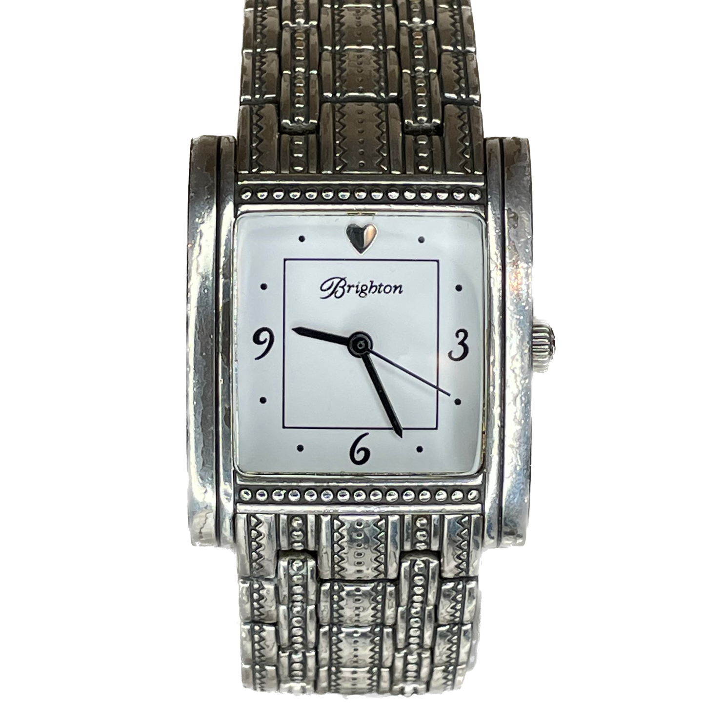 Reloj Joya de Diseño Brighton Napa Año 2005 Japan Mov. Rectangular 27 mm