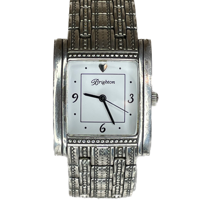 Reloj Joya de Diseño Brighton Napa Año 2005 Japan Mov. Rectangular 27 mm