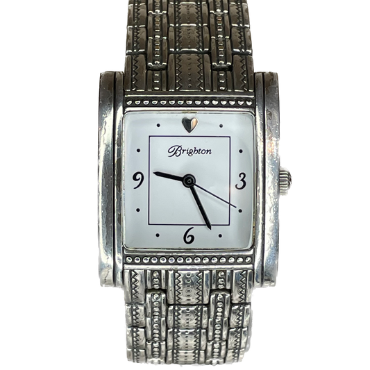 Reloj Joya de Diseño Brighton Napa Año 2005 Japan Mov. Rectangular 27 mm