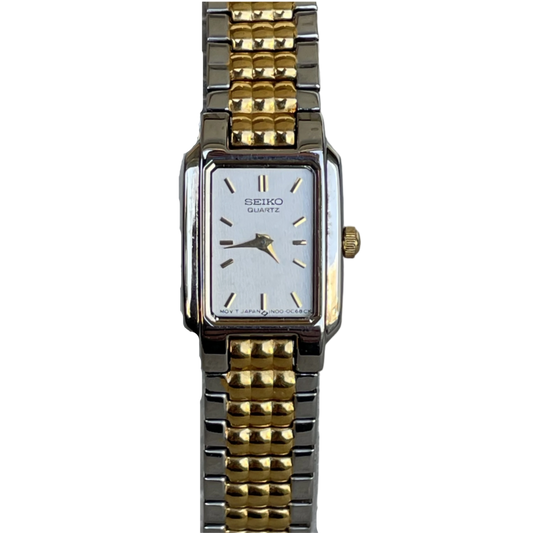 Reloj Seiko Mujer Vintage 1993 Two Tone Expansible Escaso