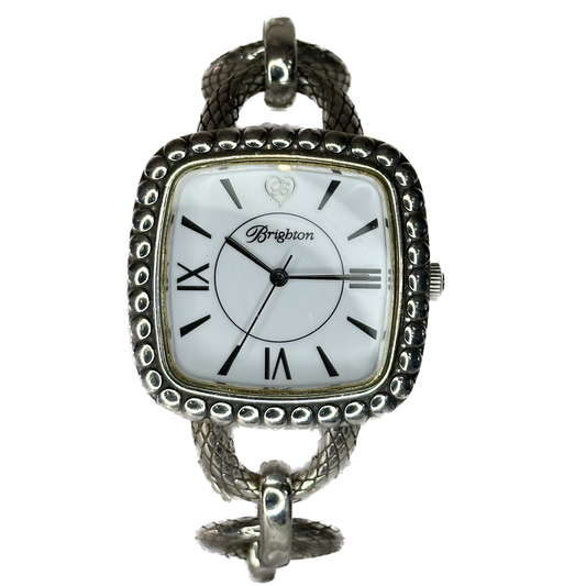 Reloj joya Brighton Milla Chain Año 2009 Pieza de diseño 38 mm ÚNICO