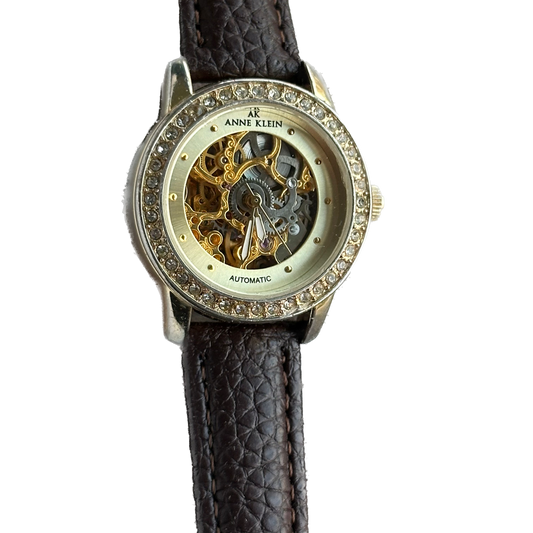 Reloj Anne Klein Mujer Automático Skeleton Cristales año 2015