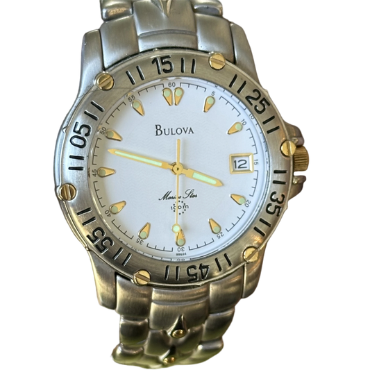 Reloj Bulova Marine Star 1999 Hombre 39mm Impecable