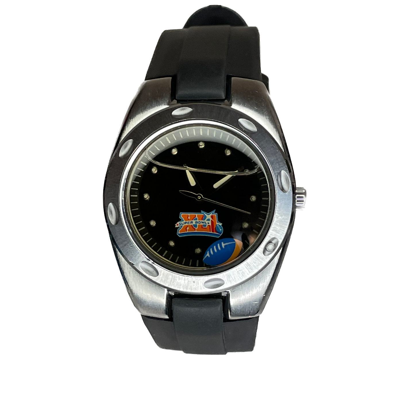 Reloj Fossil Super Bowl XLI Liquid Filled "Floating Football" | NOS | Año 2007