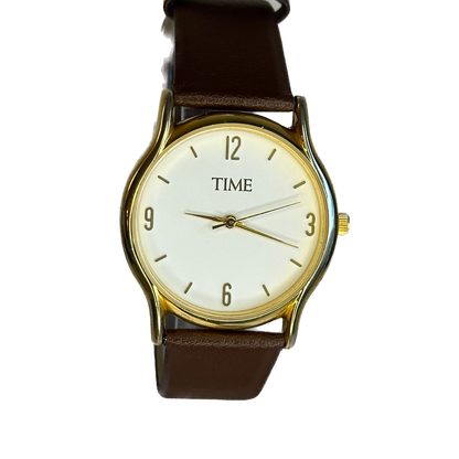 Reloj TIME Japan Movt 35 mm Minimalista Hombre Cuarzo Año 1998