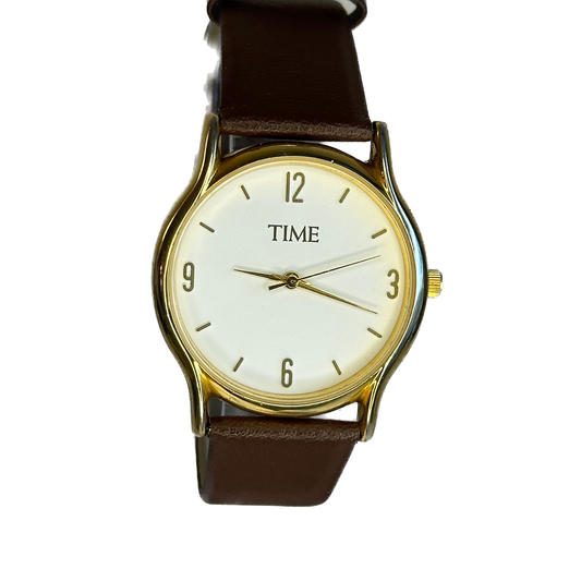 Reloj TIME Japan Movt 35 mm Minimalista Hombre Cuarzo Año 1998