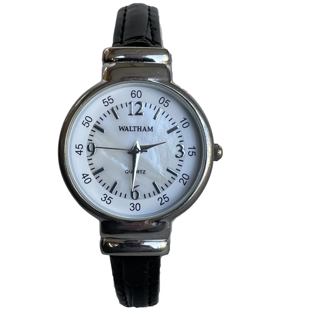Reloj Waltham Mujer Cuarzo Nacarado 2000s único
