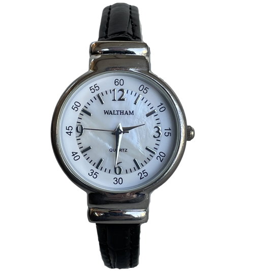 Reloj Waltham Mujer Cuarzo Nacarado 2000s único