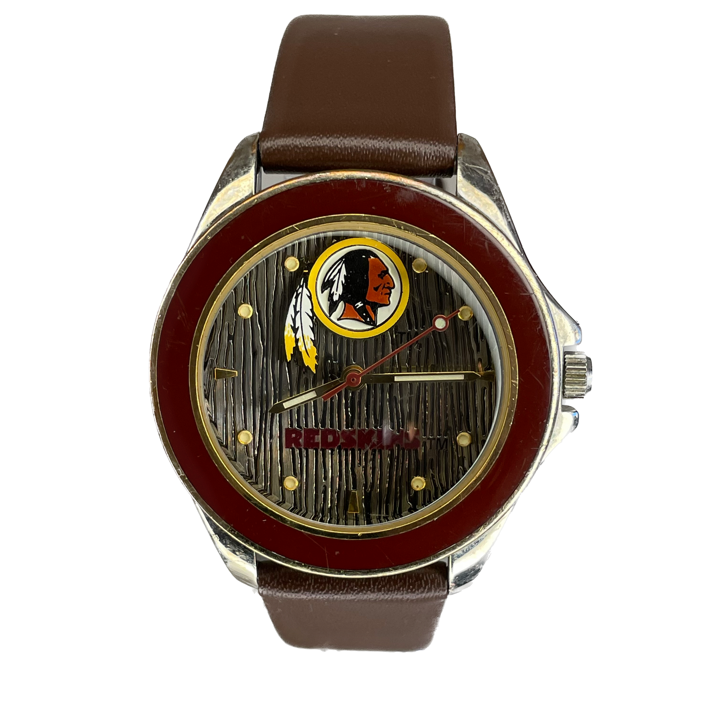 Reloj Fossil Team Washington Redskins EDICIÓN LIMITADA  Año1993 Históricos PIELES ROJAS