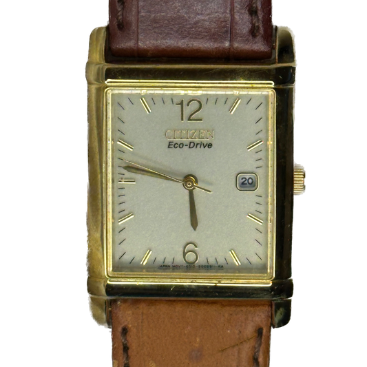 Reloj CITIZEN Eco-Drive Solar Hombre Rectangular Año 2007