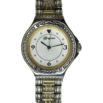 Brighton Bel Air 2002 Reloj Joya Bicolor Mujer Art Nouveau