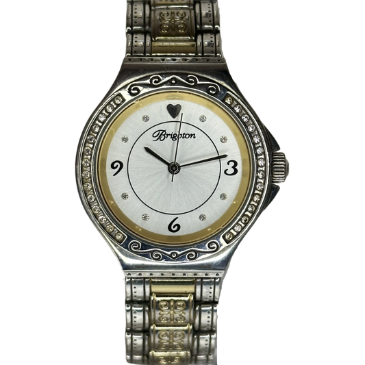 Brighton Bel Air 2002 Reloj Joya Bicolor Mujer Art Nouveau