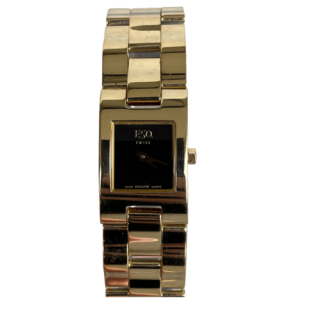 Reloj Joya ESQ by Movado Mujer Dorado Swiss Años 2000 Escaso