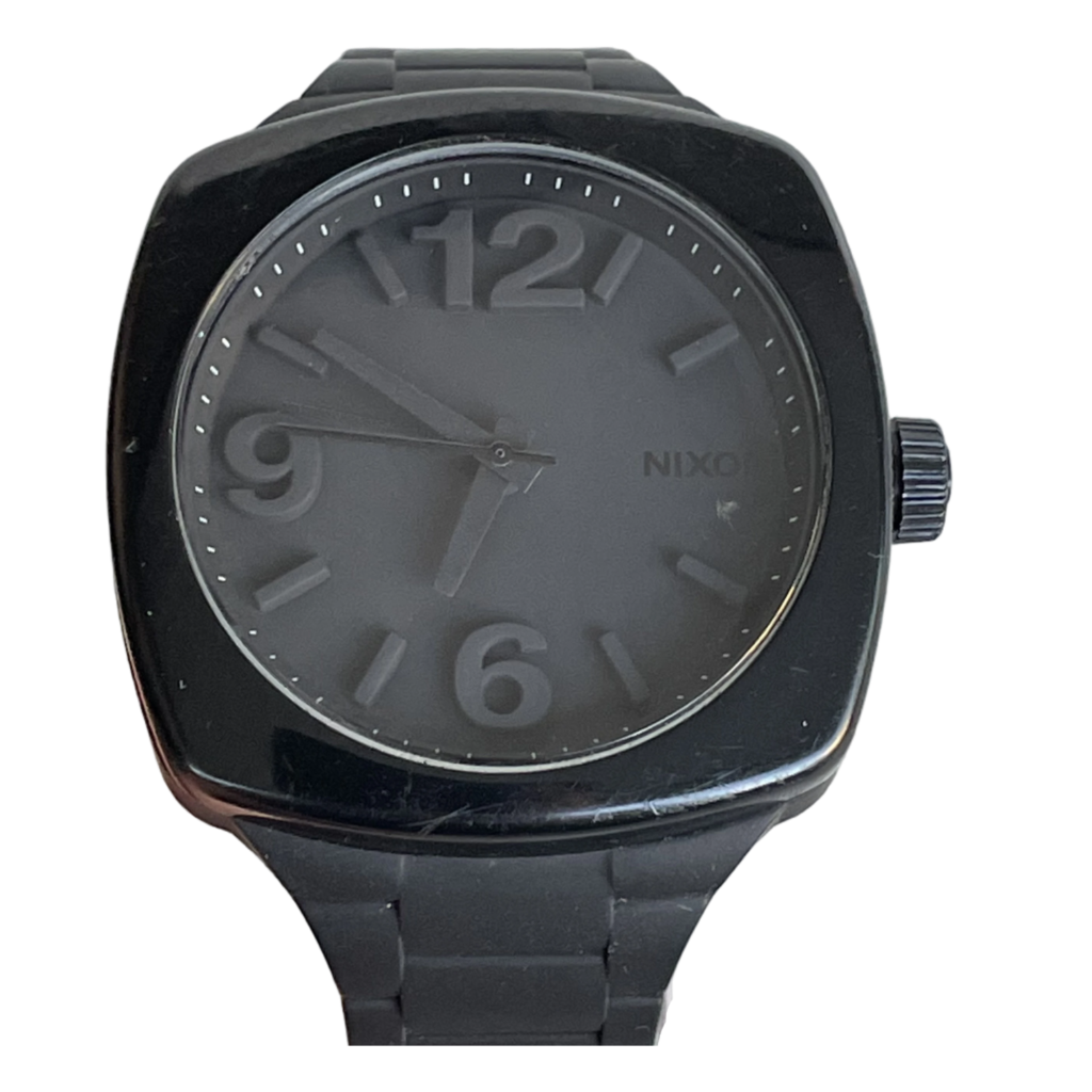 Reloj Nixon The Dial 42mm Negro 2011 Unisex Minimalista