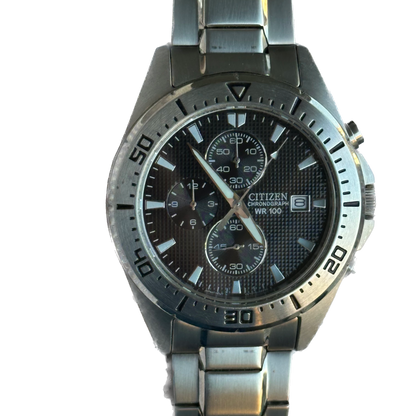 Citizen Chronograph Elab. en 2003 Nuevo con Etiqueta WR100 42mm ÚNICO