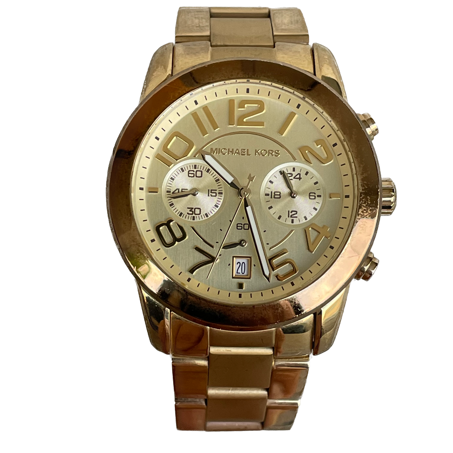 Reloj Michael Kors Hombre Años 2010 MK5726 Oversized Dorado