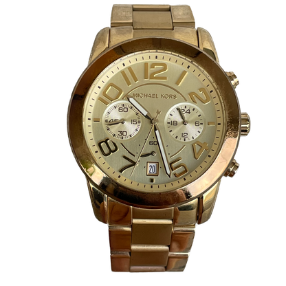 Reloj Michael Kors Hombre Años 2010 MK5726 Oversized Dorado