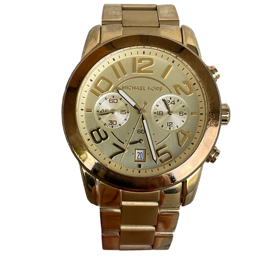 Reloj Michael Kors Hombre Años 2010 MK5726 Oversized Dorado