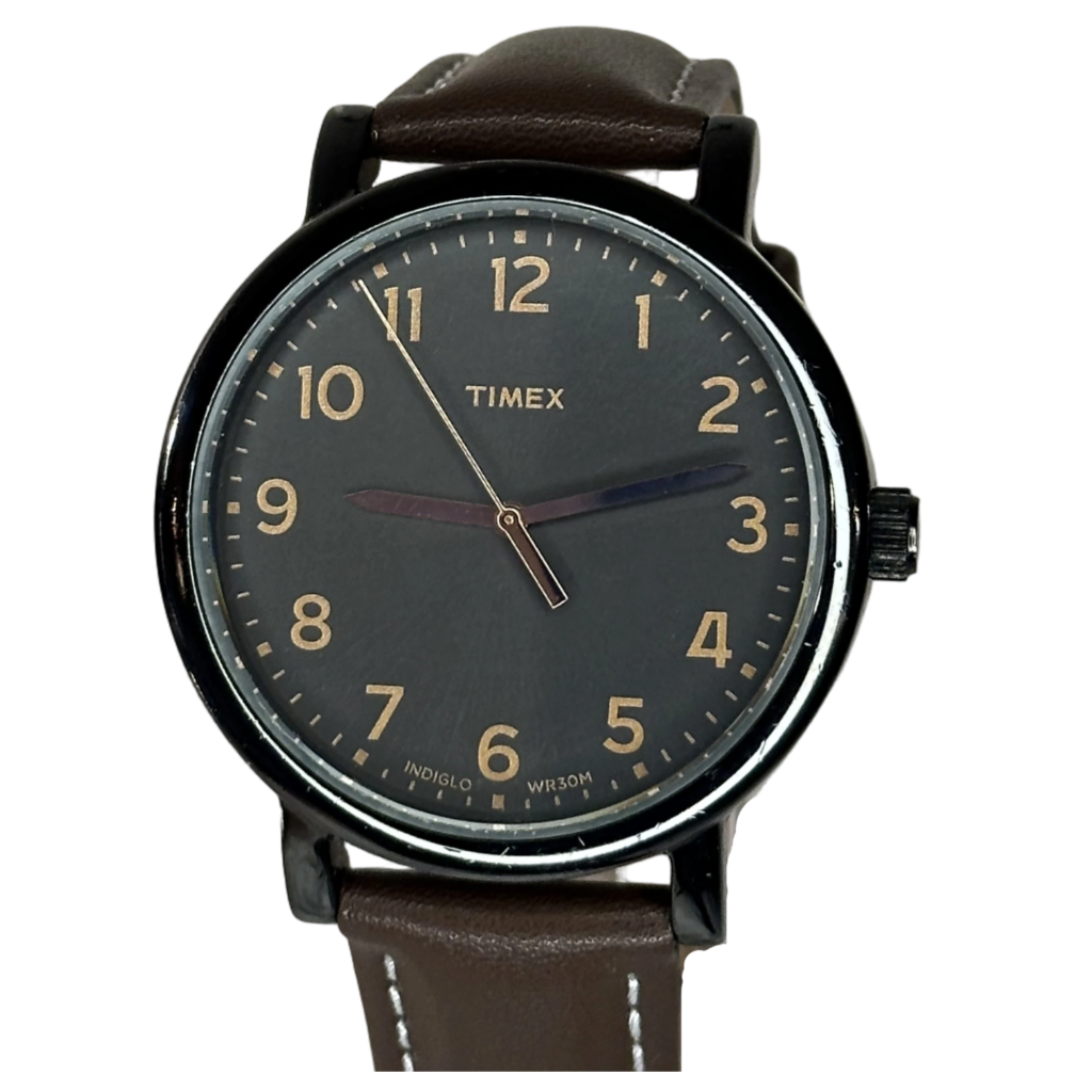 Reloj Timex Indiglo Classic Black Dial 40 mm Hombre 2010