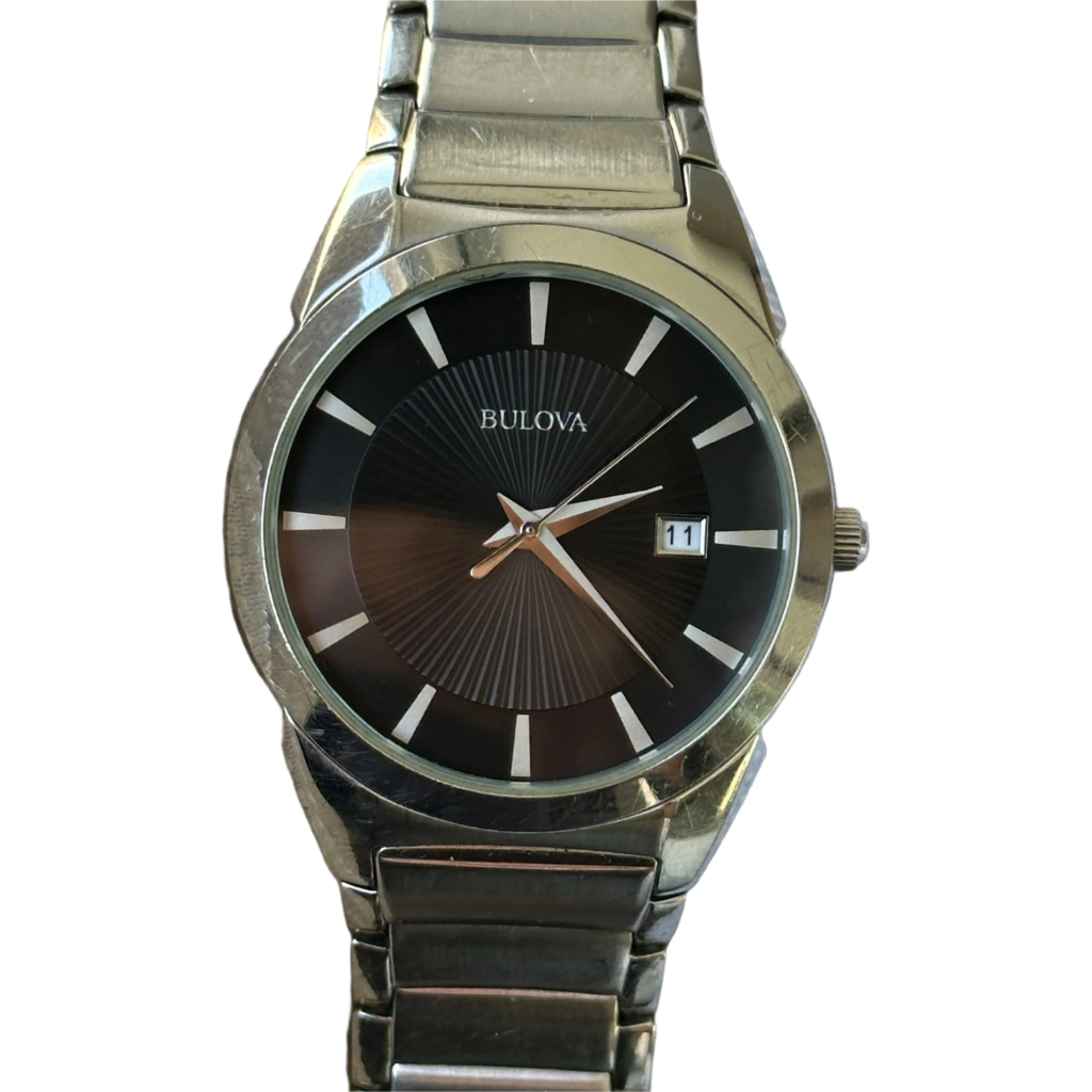 Reloj Bulova Hombre 2011 Negro Acero Integrado 1era etapa CITIZEN escaso