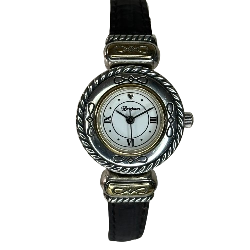 Reloj Joya con pulsera reversible Brighton Años 2000´s / Inspiración platería Western
